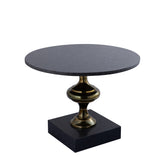 Alano Black Marble coffee table alu gold table leg