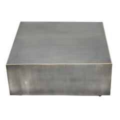 Irvy Nickle iron coffeetable square gold border sv