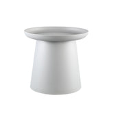 Nicca Grey polypropylene coffee table round high