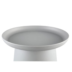 Nicca Grey polypropylene coffee table round high