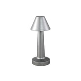 Saraann Silver alu LED table light triangle shade