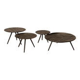 Thyrsa Black recycled teak wood coffee table SV4
