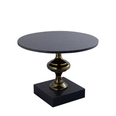 Alano Black Marble coffee table alu gold table leg