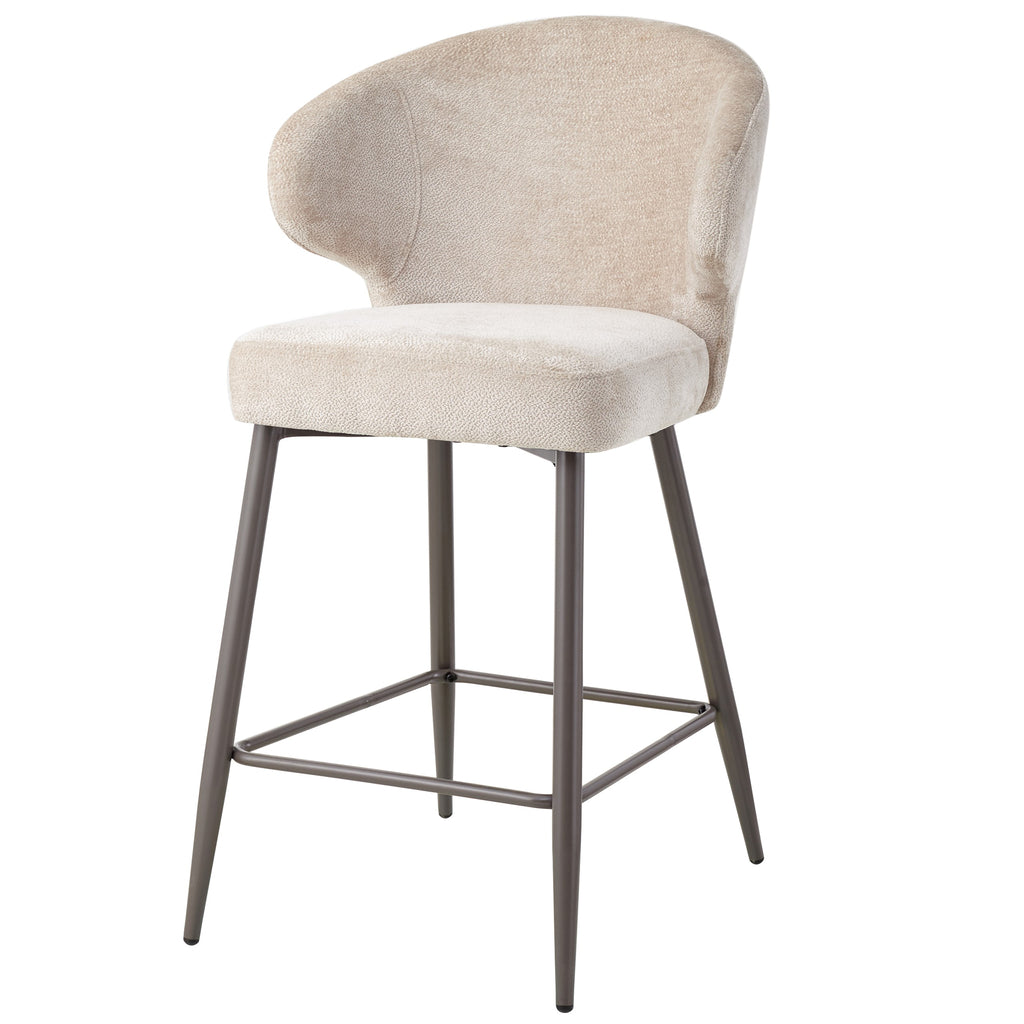 Ares Cream bar chair aphrodite 3 beige clay leg