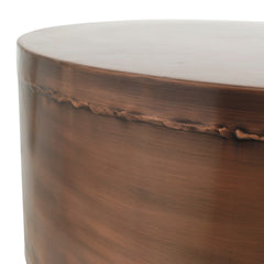Georgy Copper iron side table round SV2